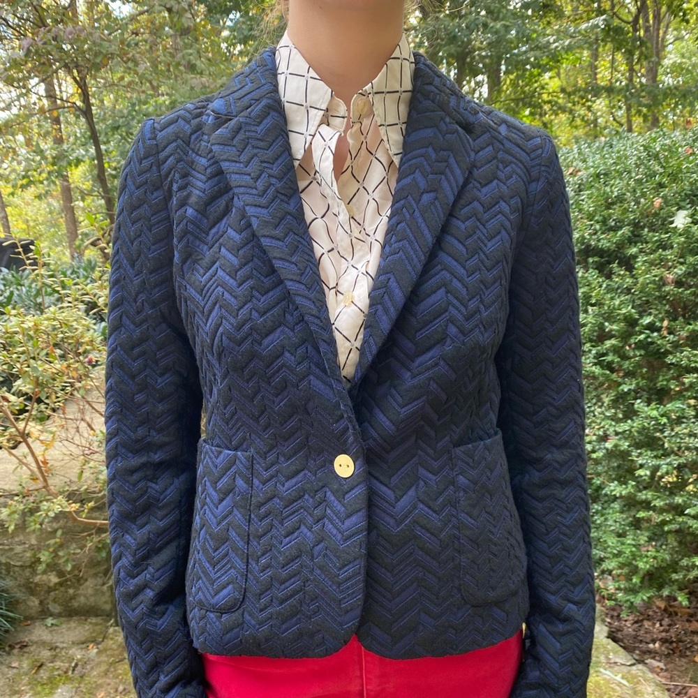 Cartónierre for Anthropologie knit lined blazer